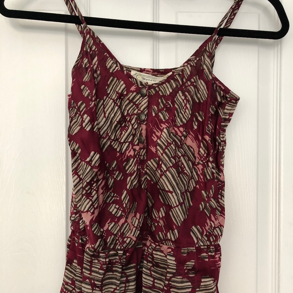Silk Floral Top (Anthropologie)